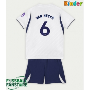 Tottenham Hotspur Jan Paul van Hecke #6 Replik Heimtrikot Kinder 2026-27 Kurzarm (+ Kurze Hosen)